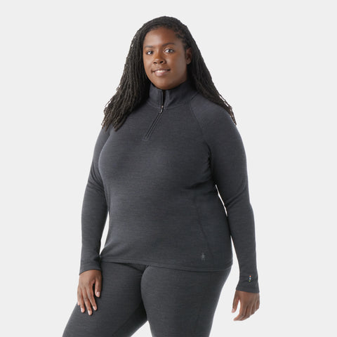 Women's Classic Thermal Merino Base Layer 1/4 Zip Plus